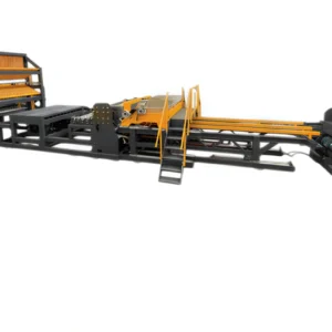 Automatic reinforcing mesh welding line