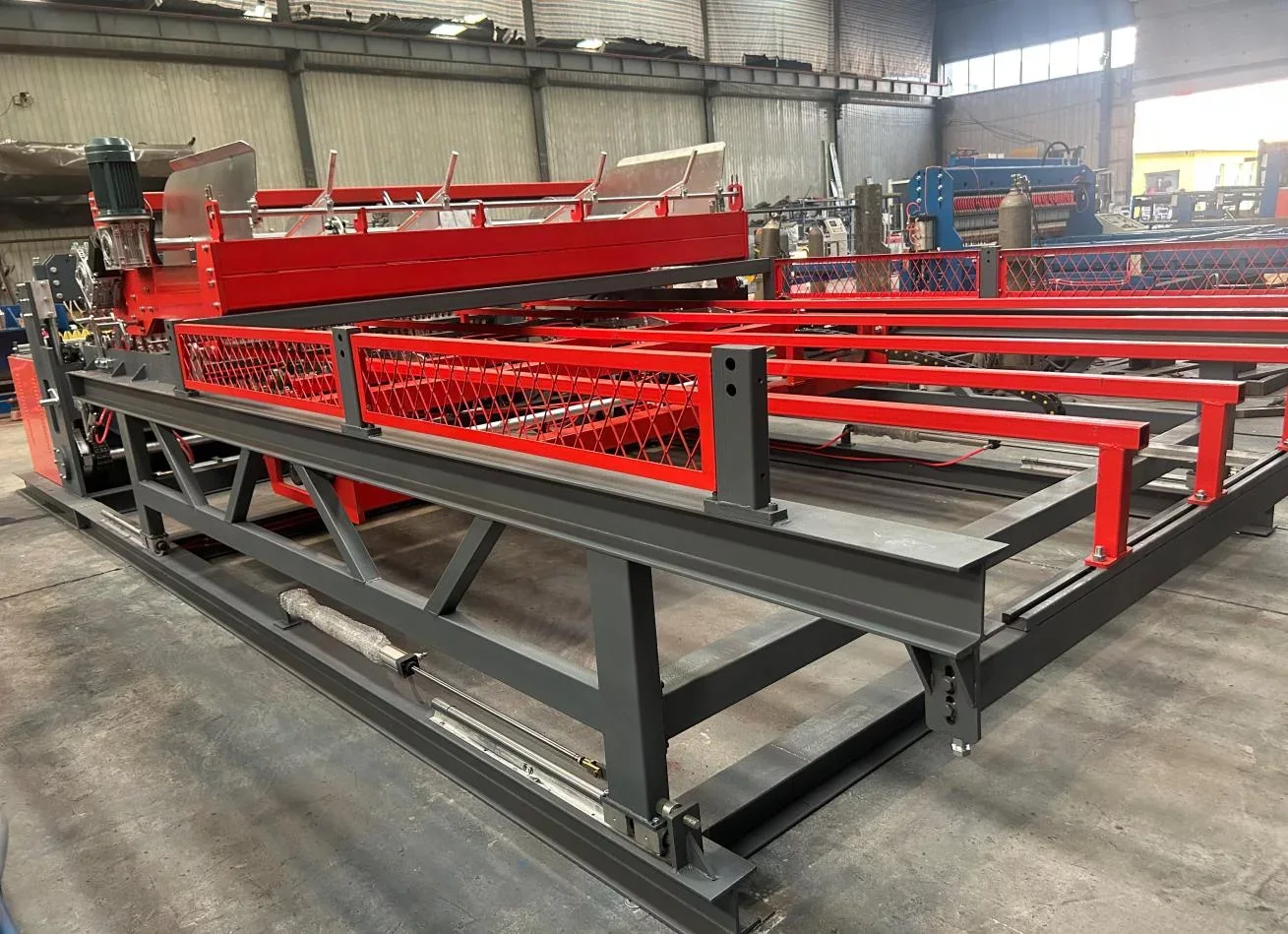 Automatic mesh pulling system