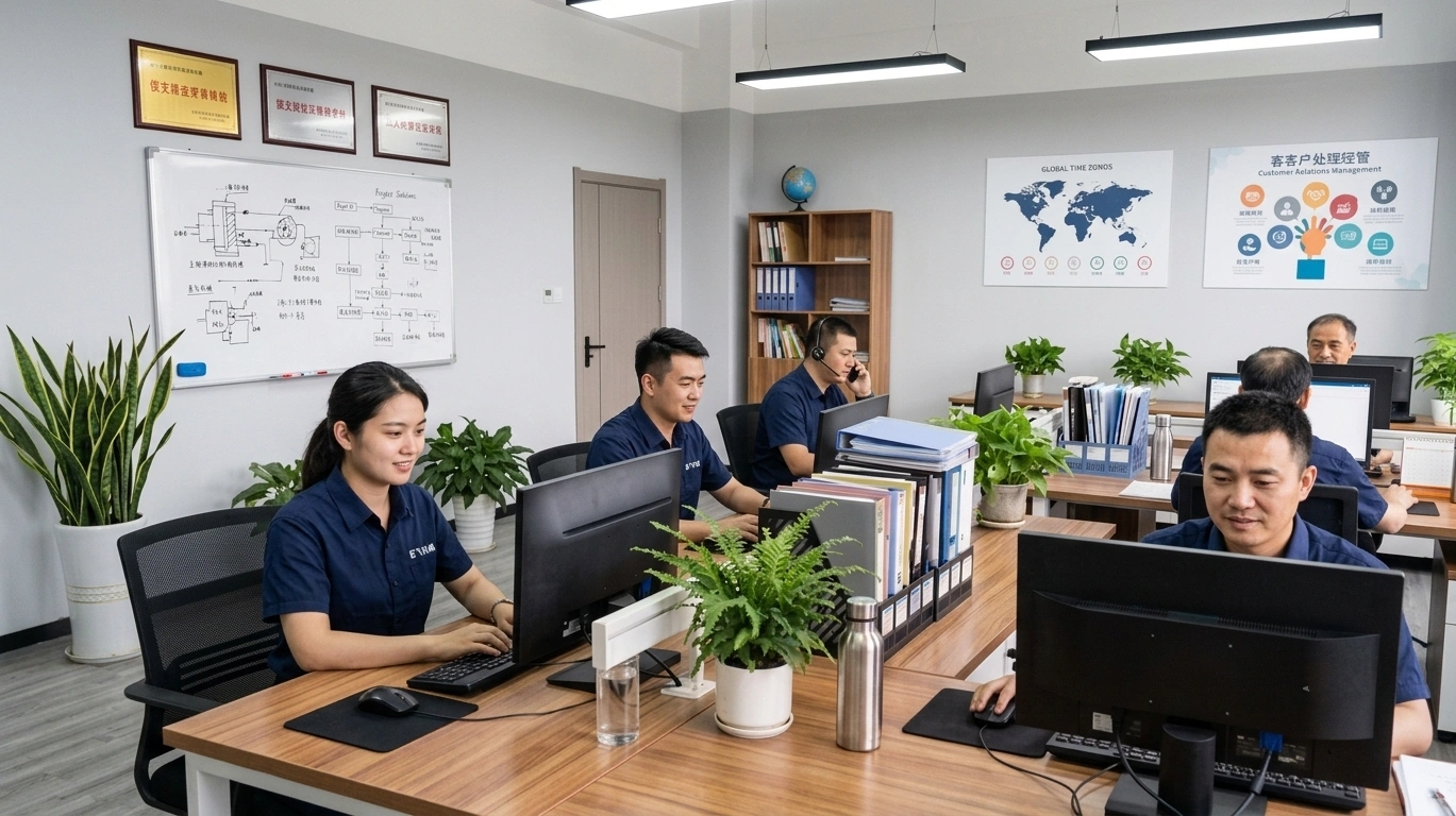 فريق خدمات ما بعد البيع ودعم العملاء لدى XINGFEI