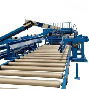 Concrete reinforcement mesh welding line